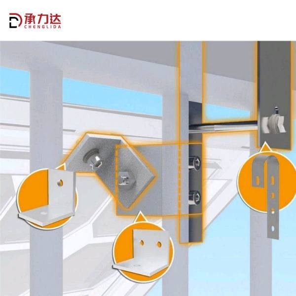 Balcony solar panel bracket (3)